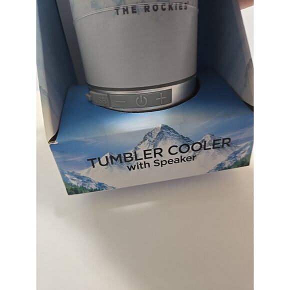 Coors Light Stainless Steel Tumbler Cooler w/ Speaker Grey NIB - Picture 6 of 16
